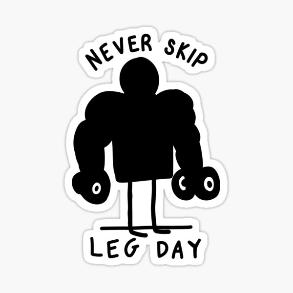 Never Skip Leg Day Funny Gift For Gym Lover Him Men Workout Fan Dog Pun Gag  Joke Bath Towel