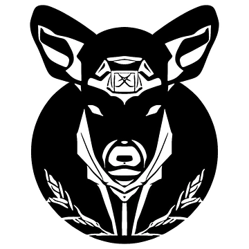 Artwork thumbnail, Abstract Deer Sticker Design by Litheon