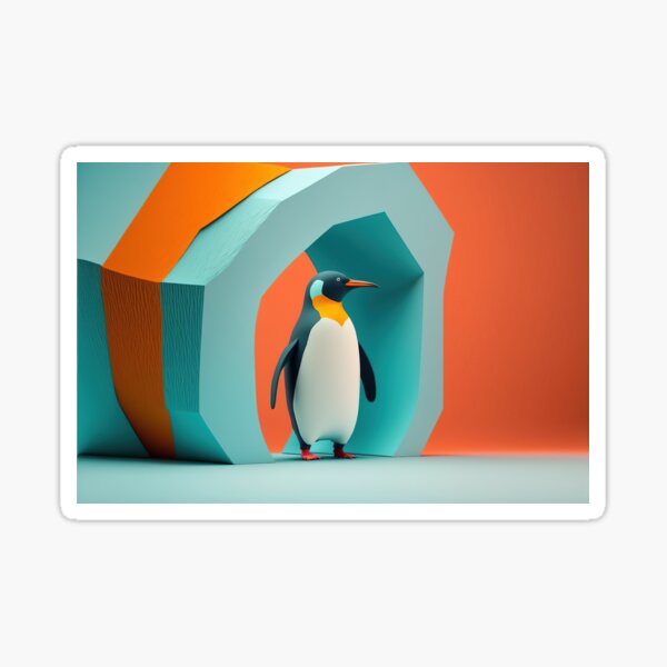Dream about penguin Sticker