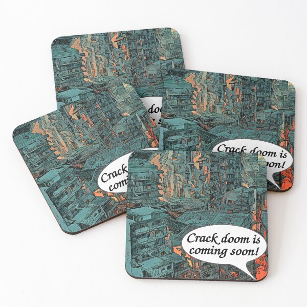 Item preview, Stickers of the doom designed and sold by artesilenciosa.