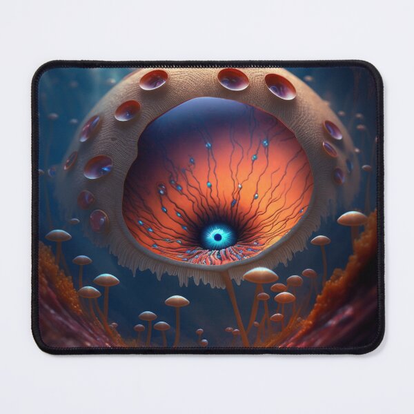 Item preview, Underwater horror cartoon eye designed and sold by forwardthinker.