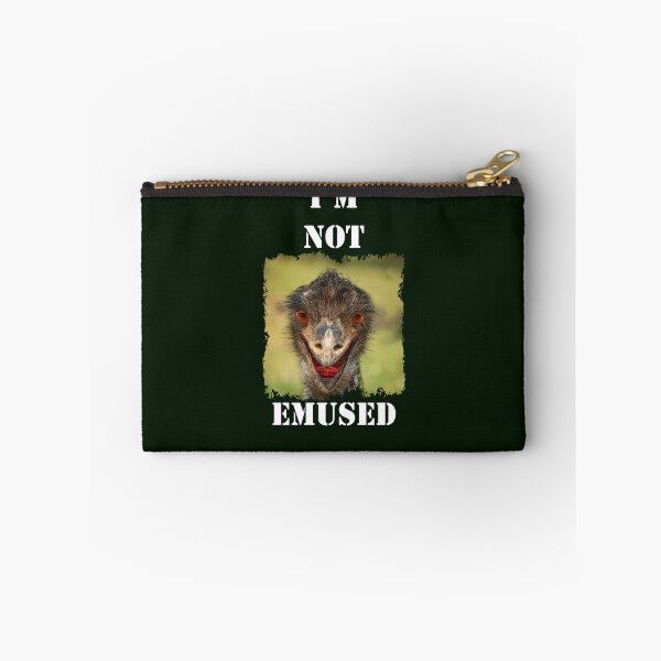 Item preview, Bird Pun I'm Not Emused Funny Sarcastic Quote designed and sold by tamdevo1.