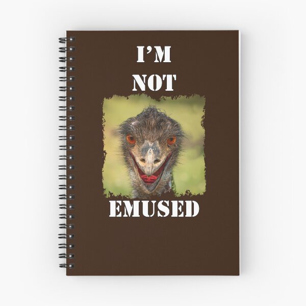 Item preview, Bird Pun I'm Not Emused Funny Sarcastic Quote designed and sold by Cute & Sassy Custom Gifting Boutiques.