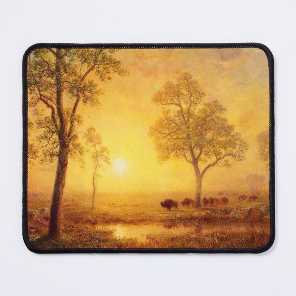 Item preview, Albert Bierstadt- Sunset on the Mountain designed and sold by tomorrowsart.