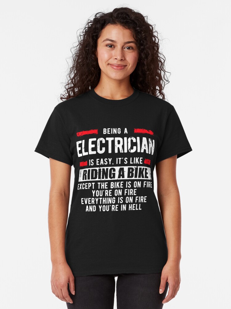 electrician humor t shirts