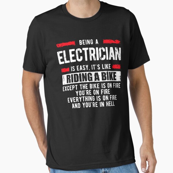 Item preview, Electrician Humor T-Shirts designed and sold by sriok.