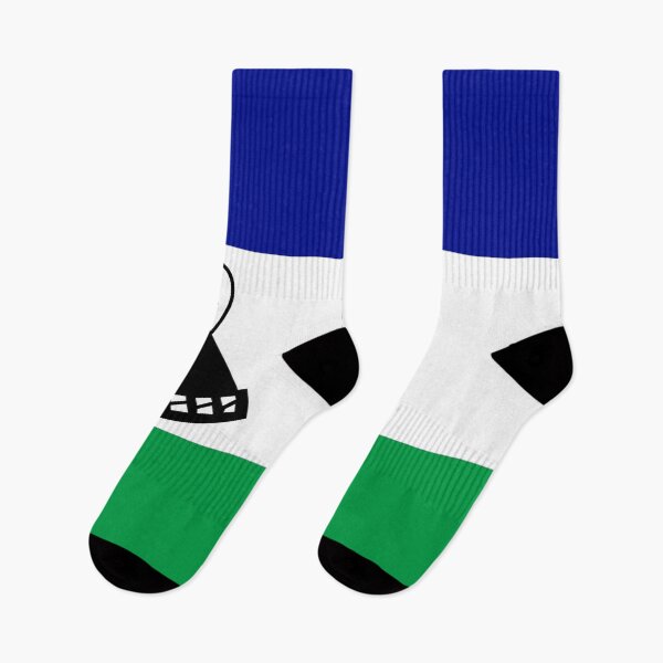 Item preview, Lesotho - Mosotho Flag designed and sold by FlagsWorld.