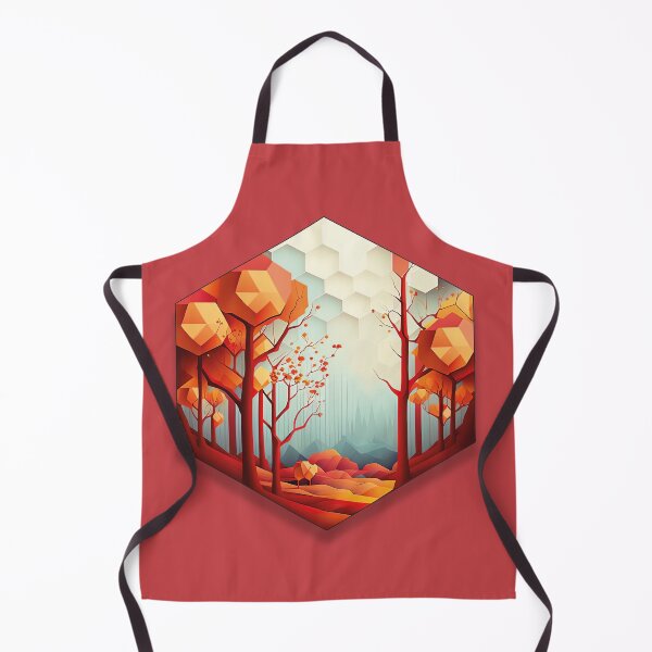 Item preview, Low poly fall forest landscape designed and sold by ai-miilk.