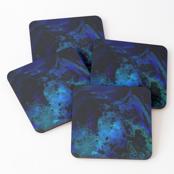 Item preview, Deep Blue acrylic pour designed and sold by ctoph22282.