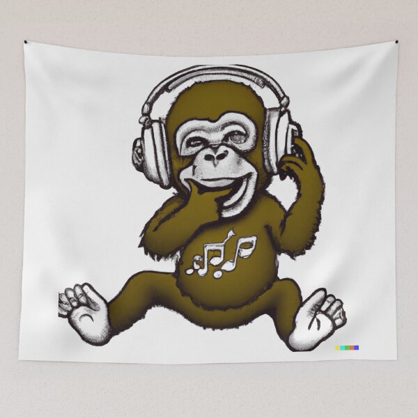 Item preview, Monkey Grooves to the Beat: A Musical Adventure" designed and sold by JOY STORE 45.