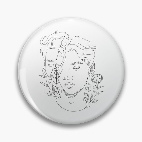 Item preview, Felix Stray Kids SKZ Greek Style Tattoo Flowers Yongbok designed and sold by NoonchiDesigns.