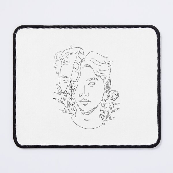 Item preview, Felix Stray Kids SKZ Greek Style Tattoo Flowers Yongbok designed and sold by NoonchiDesigns.