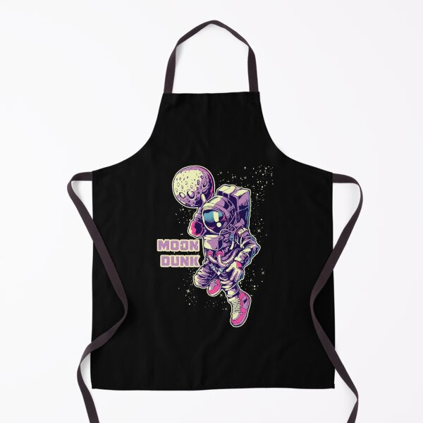 Item preview, Astronaut spaceman Basketball Player Dunking Moon designed and sold by paulo silveira.