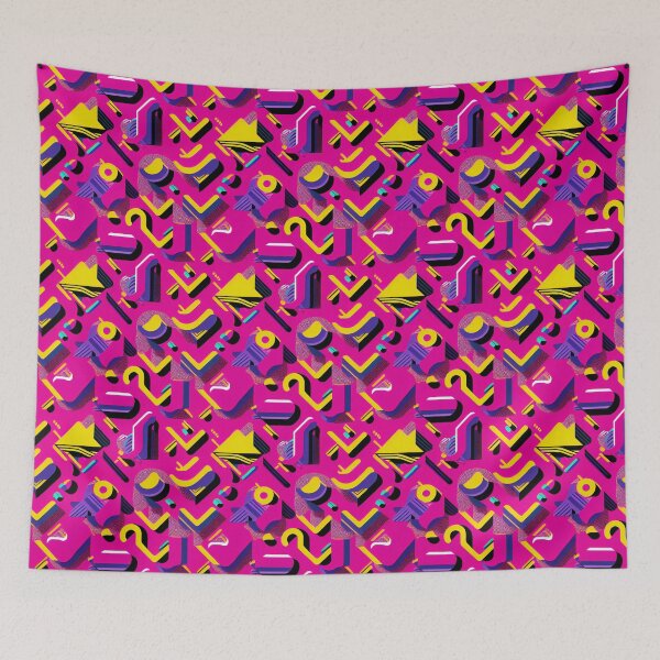 Item preview, Viva Magenta Memphis Style Patterns designed and sold by BuraxisDesigns.