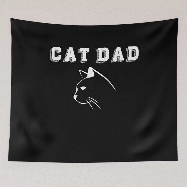 Item preview, Cat Dad Portrait designed and sold by PetSafari.
