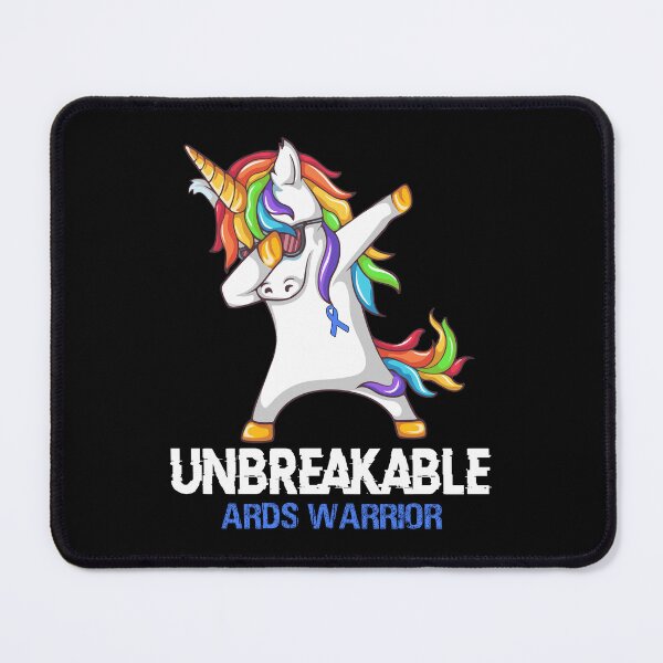 Item preview, ARDS Awareness - Unicorn ARDS Warrior Ribbon UNBREAKABLE designed and sold by Fernandezf.