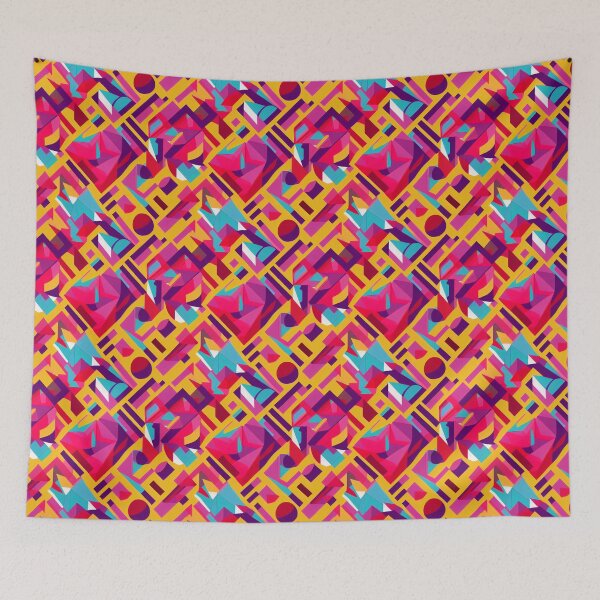 Item preview, Viva Magenta Memphis Style Patterns designed and sold by BuraxisDesigns.