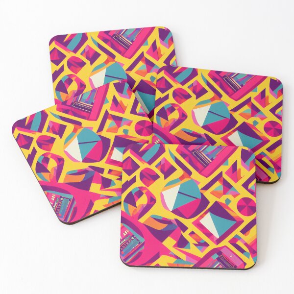 Item preview, Viva Magenta Memphis Style Patterns designed and sold by BuraxisDesigns.