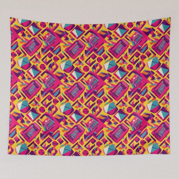 Item preview, Viva Magenta Memphis Style Patterns designed and sold by BuraxisDesigns.