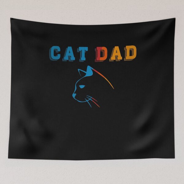 Item preview, Cat Dad Portrait designed and sold by PetSafari.