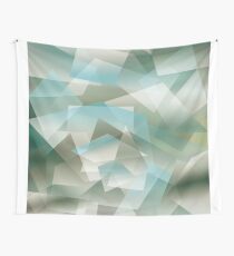 Abstract green geometric pattern Wall Tapestry