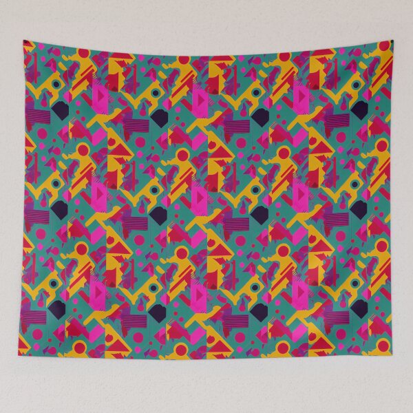 Item preview, Viva Magenta Memphis Style Patterns designed and sold by BuraxisDesigns.