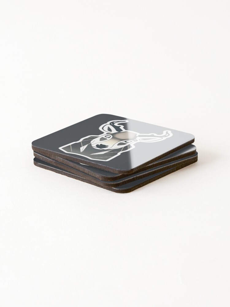 Thumbnail 4 of 5, Coasters (Set of 4), Deer Magic Sticker Abstract Design designed and sold by Litheon.