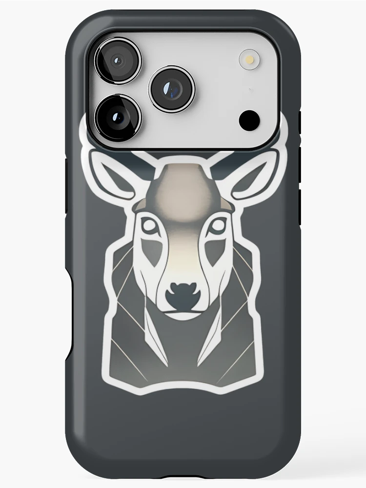 Thumbnail 1 of 4, iPhone Case, Deer Magic Sticker Abstract Design designed and sold by Litheon.
