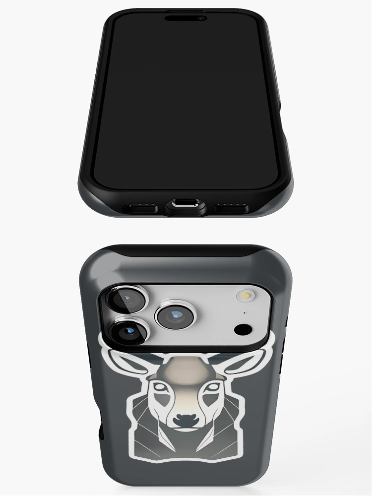 Thumbnail 3 of 4, iPhone Case, Deer Magic Sticker Abstract Design designed and sold by Litheon.
