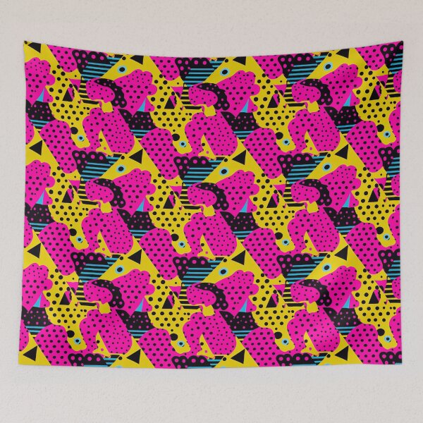 Item preview, Viva Magenta Memphis Style Patterns designed and sold by BuraxisDesigns.