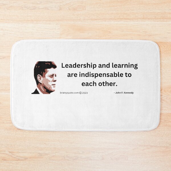 Item preview, JFK on Leadership and Learning designed and sold by FTBD  ⭐​⭐​⭐​⭐​⭐​.