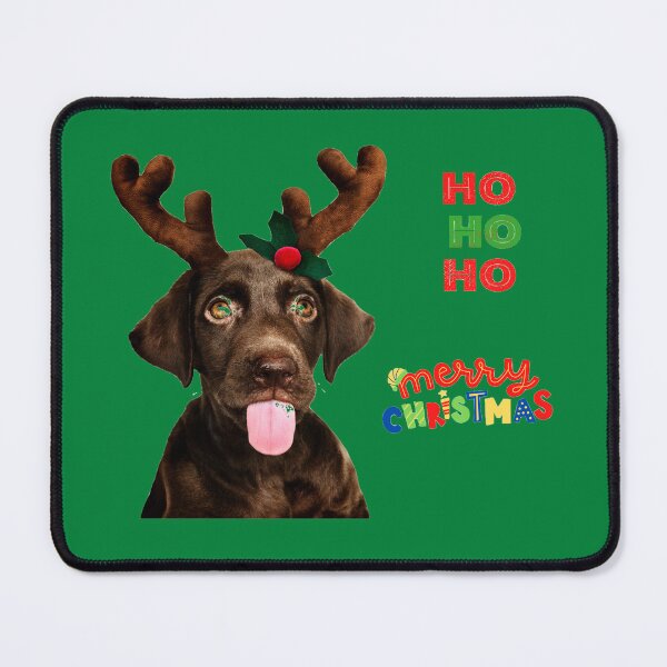 Item preview, Ho Ho Ho Merry Christmas Cute Reindeer Dog! Ho Ho Ho Merry Christmas Cute Reindeer Dog! designed and sold by iziskosmos.