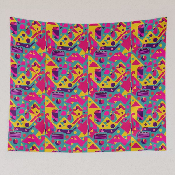 Item preview, Viva Magenta Memphis Style Patterns designed and sold by BuraxisDesigns.