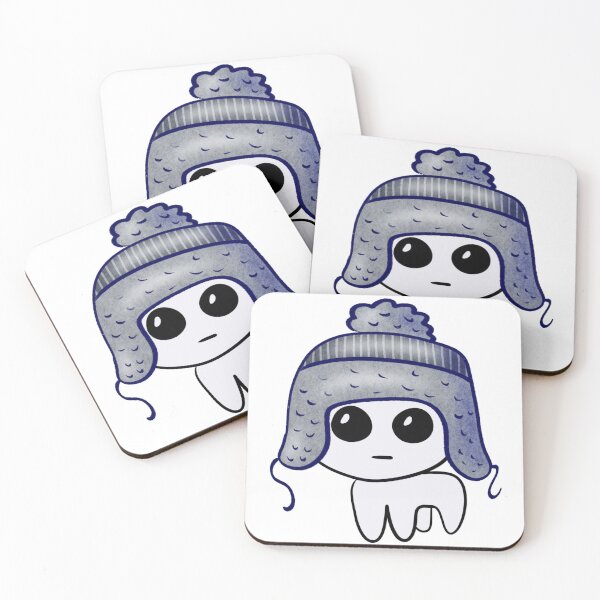 Item preview, Autism Creature in a Blue Winter Wool Hat designed and sold by quirkycounselor.