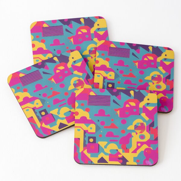 Item preview, Viva Magenta Memphis Style Patterns designed and sold by BuraxisDesigns.
