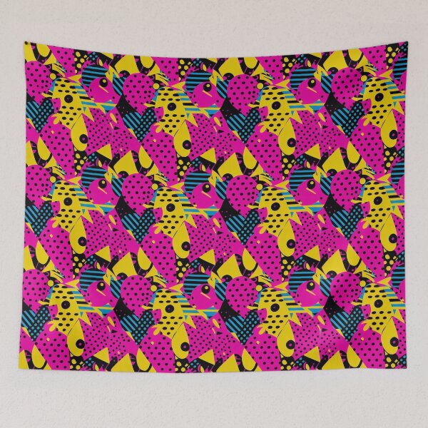 Item preview, Viva Magenta Memphis Style Patterns designed and sold by BuraxisDesigns.