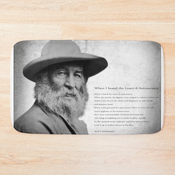 Artikelvorschau, Als ich das gelehrte Astronomen-Gedicht hörte - Walt Whitman entworfen und verkauft von Daniel Hagerman.