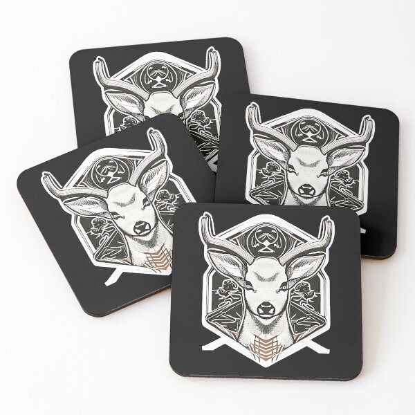 Item preview, Deer in Motion Abstract Design designed and sold by Litheon.