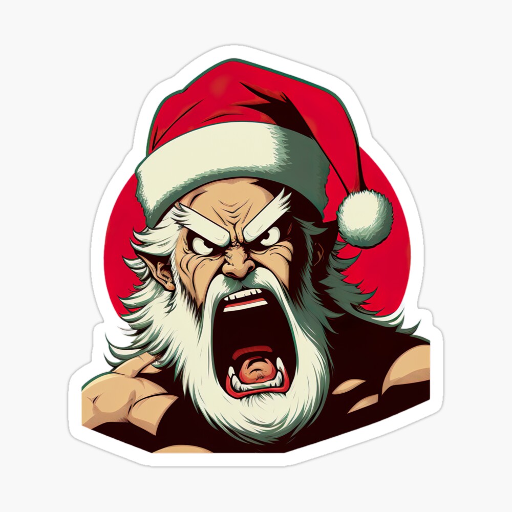 Angry Evil Santa (Anime style)