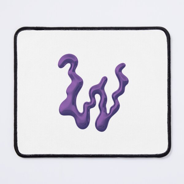 Item preview, PURPLE W LETTER CHROME DESIGN! designed and sold by MeBrokeStudent.
