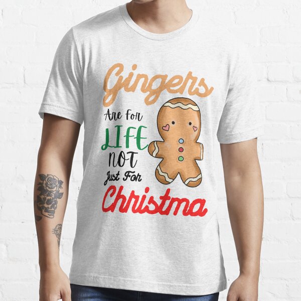 Gingers Are For Life Funny Christmas Xmas Mens Ringer T-Shirt - Foto 2
