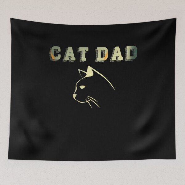 Item preview, Cat Dad Portrait designed and sold by PetSafari.