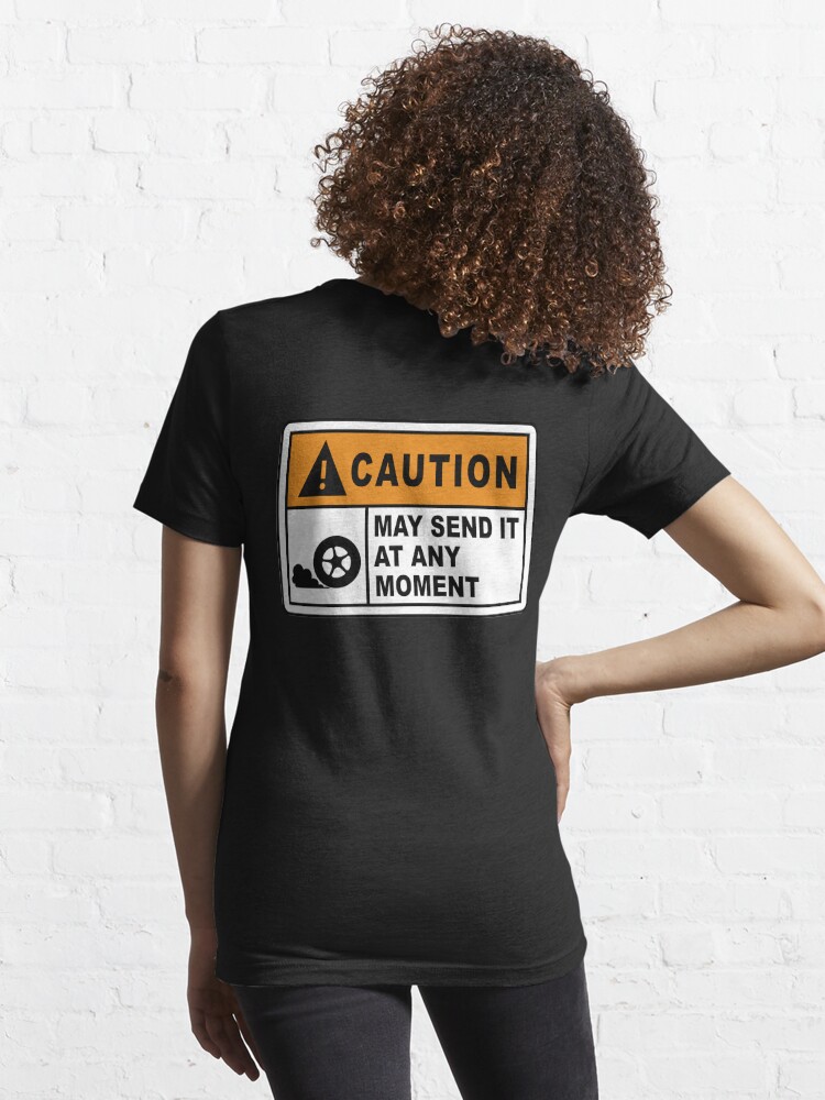 Alternate view of Caution - May send it at any moment. Essential T-Shirt