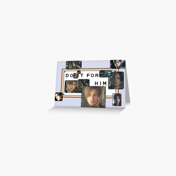 Leon S Kennedy - Fais-le pour lui Carte de vœux