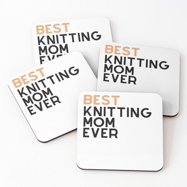 Item preview, Text Best Knitting Mom Ever Flash, Gifts for Knitters Essential T-Shirt designed and sold by creatediscount.