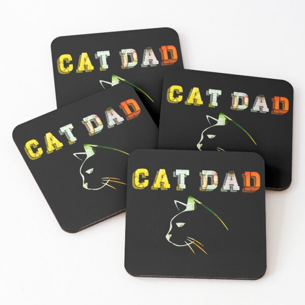 Item preview, Cat Dad Portrait designed and sold by PetSafari.