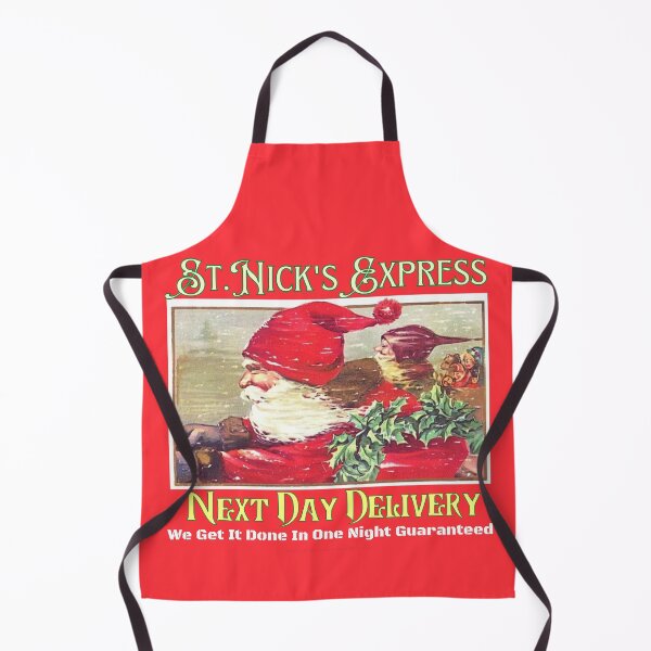 Item preview, Christmas Next Day Delivery, St. Nick's Express, Santa Claus, Merry Christmas designed and sold by theflandonian.