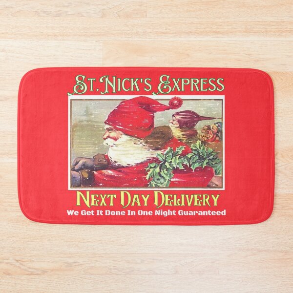 Item preview, Christmas Next Day Delivery, St. Nick's Express, Santa Claus, Merry Christmas designed and sold by theflandonian.