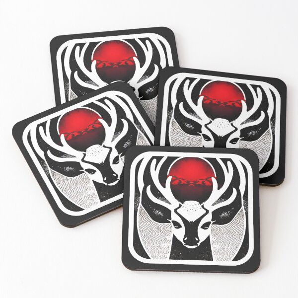 Item preview, Bold Deer Abstract Sticker Design designed and sold by Litheon.