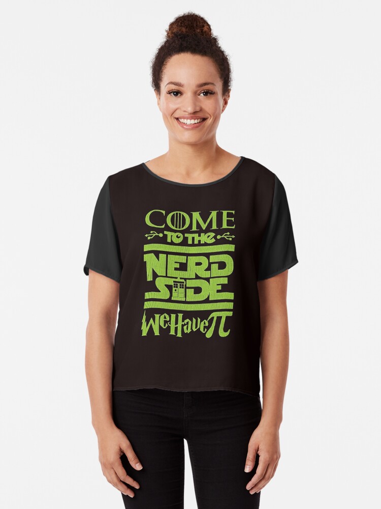 Come To The Nerd Side We Have Pi T-shirt Funny Geek Long Sleeve Tee 